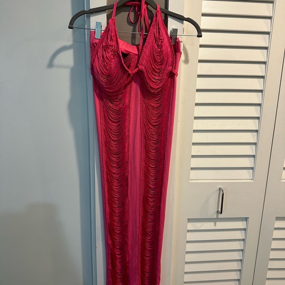 Cute pink fringe set - Picture 3 of 3